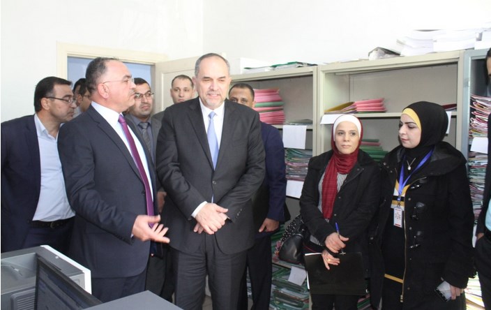 التلهوني يتفقد محكمة الكورة