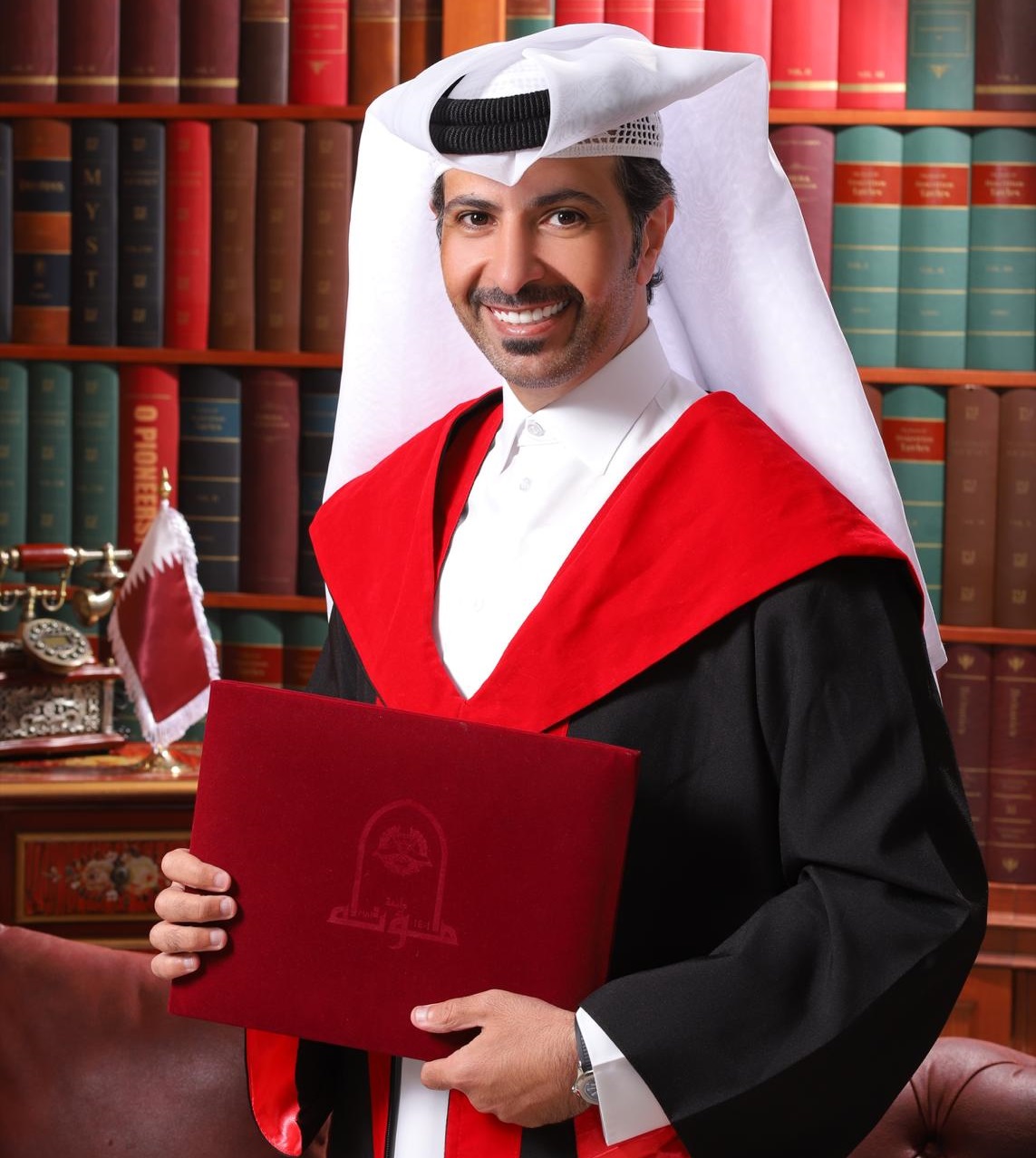 جامعة مؤتة تمنح الدبلوماسي القطري عبدالله