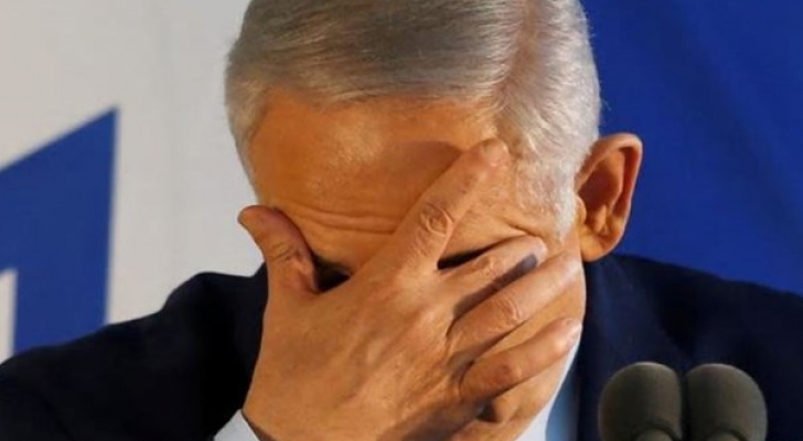 نتنياهو يفر من مؤتمر صحفي بعسقلان