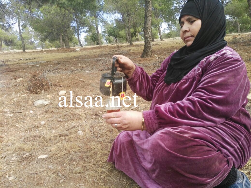 بالصور.. شاي على الحطب.. في جرش