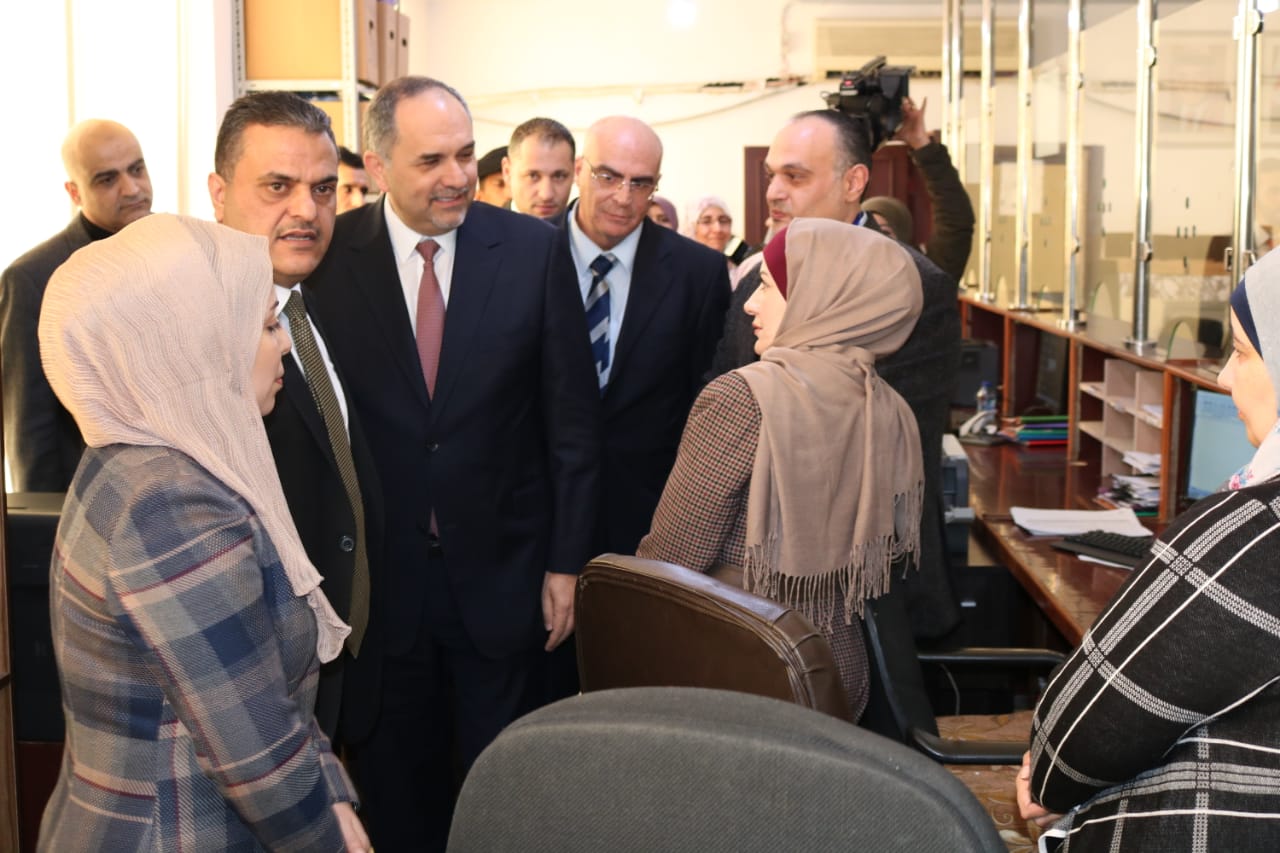 التلهوني خلال زيارة تكريمية : نرفع