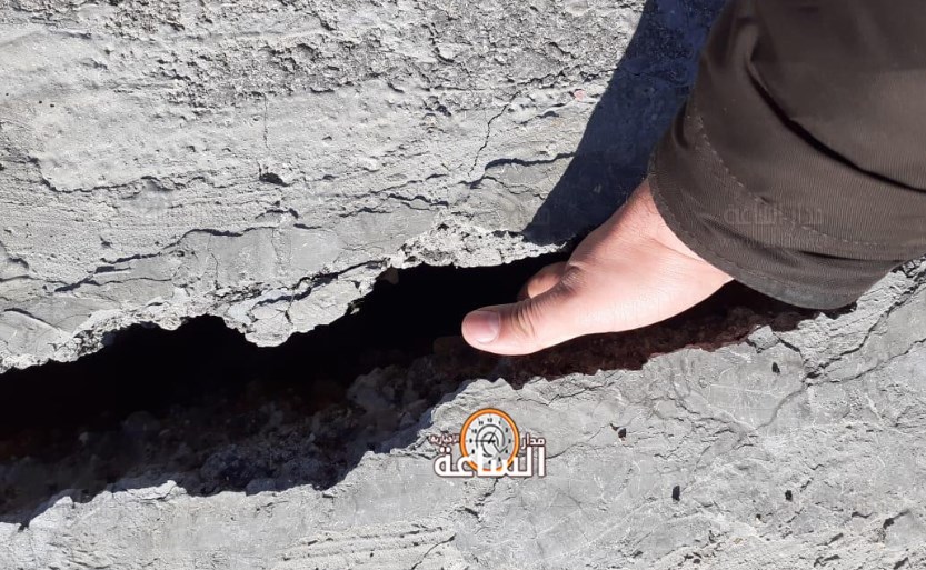 فريق مكافحة الفساد يكشف ويعاين طريق