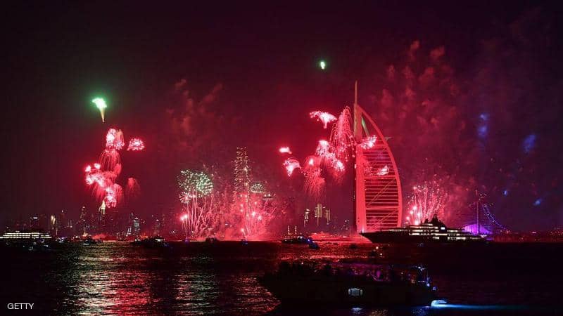 نحو مليار شخص شاهدوا احتفالات دبي