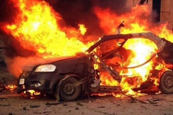 إخماد حريق مركبة في جرش