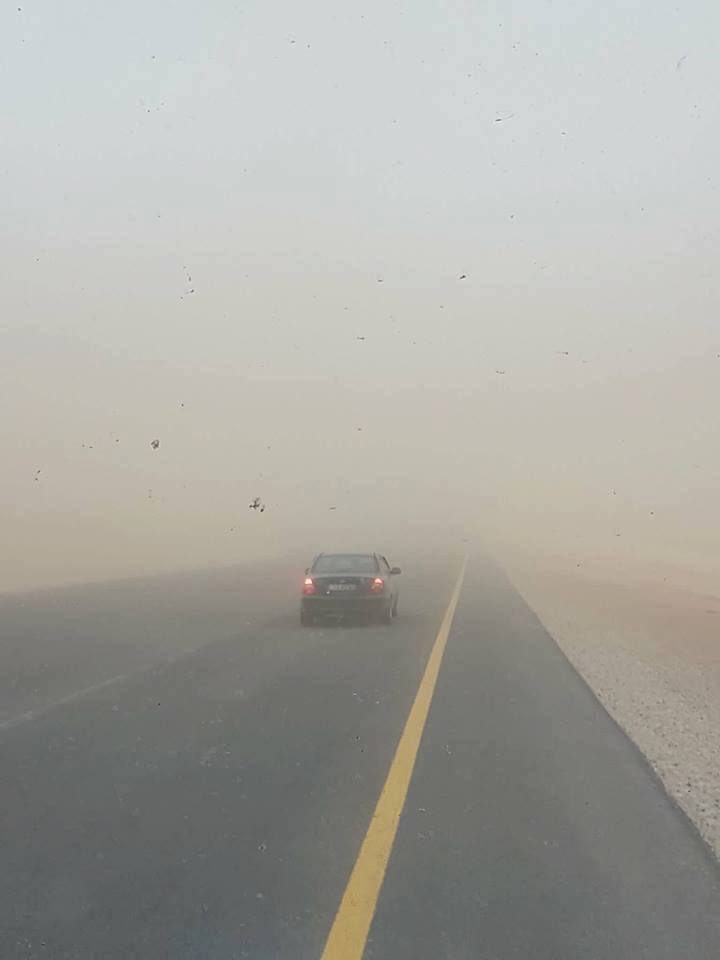 تحذير لسالكي الطريق الصحراوي