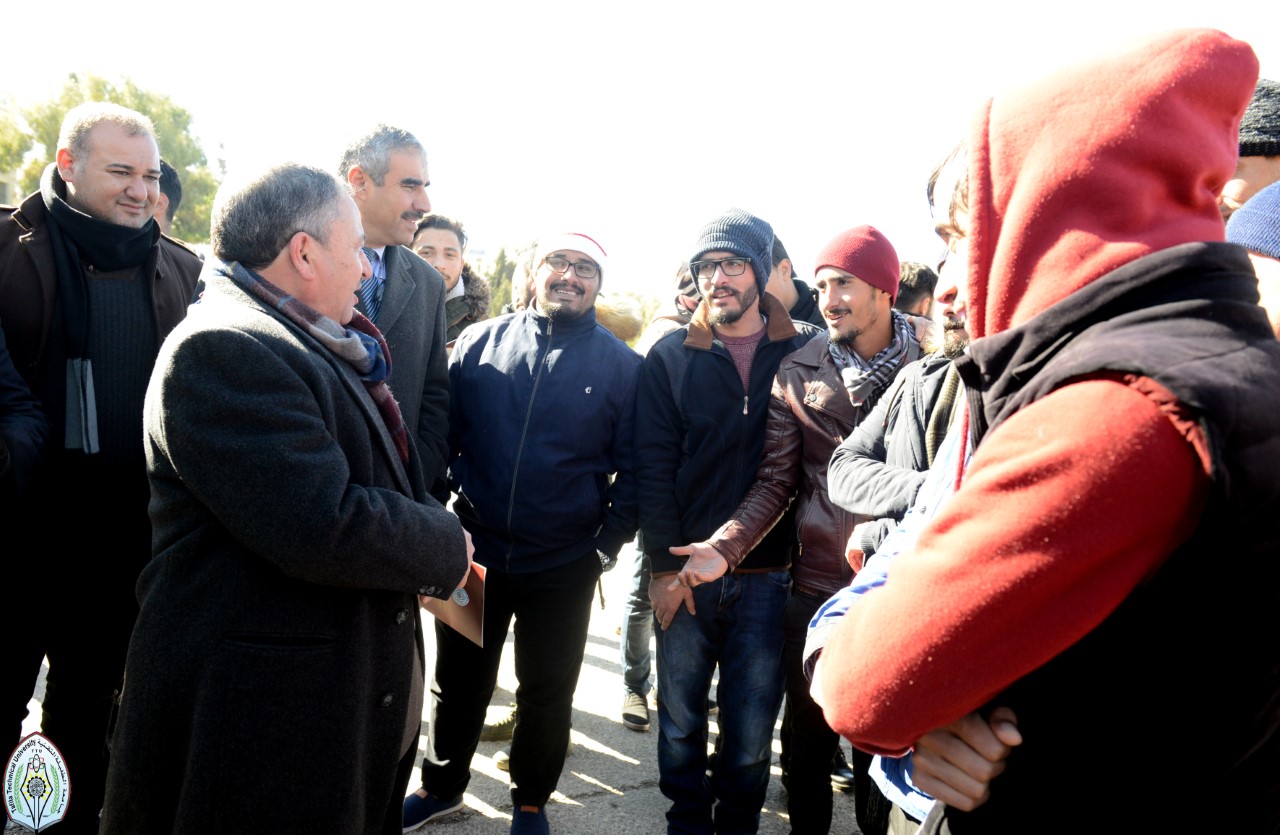 رئيس الطفيلة التقنية في وداع قافلة