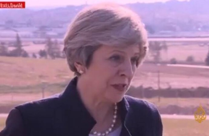 خلال تواجدها في عمّان.. ماي تتجنب