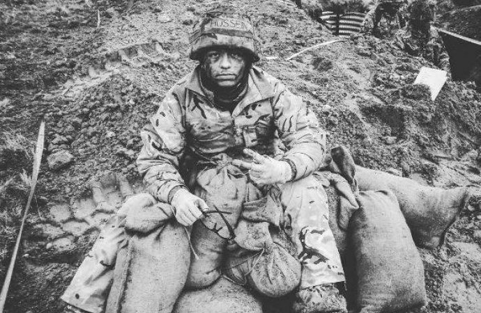 الأمير الحسين في ساند هيرست