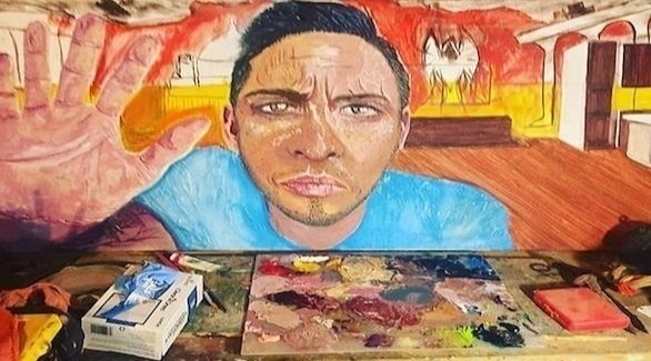 حادث سير يحول رجلا إلى فنان