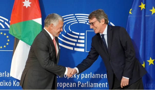 الملك يلتقي رئيس البرلمان الأوروبي