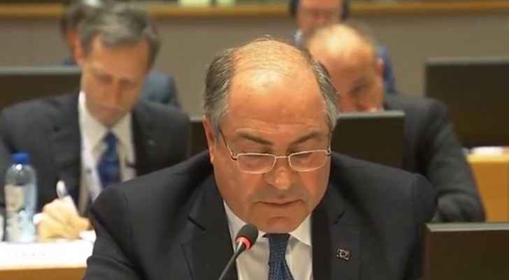 الملقي من بروكسل: الأردن وصل حد