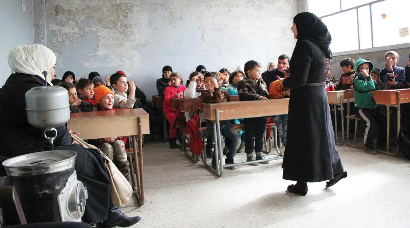 أطفال سوريا.. فرحة وسط مقاعد دراسية