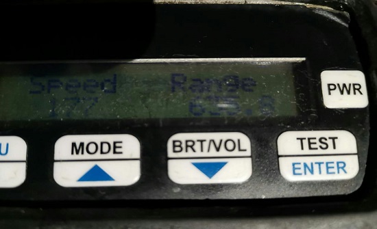 ضبط مركبة تسير بسرعة 177 على