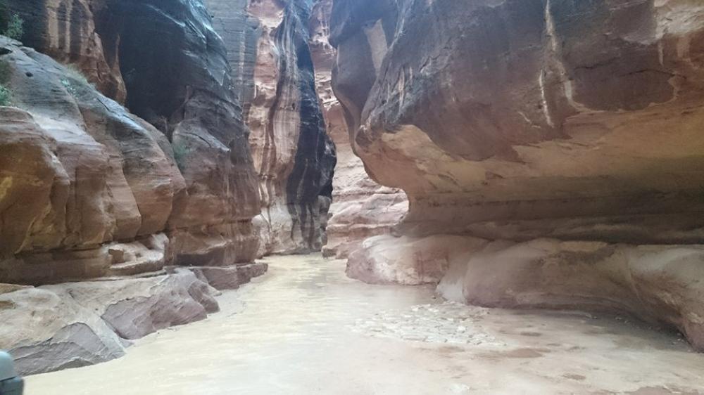 ثلوج وأمطار غزيرة في البترا