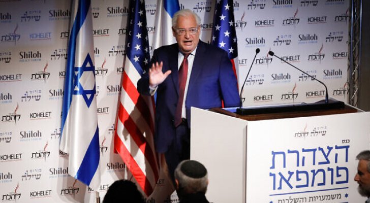 سفير واشنطن في تل أبيب: ’حق