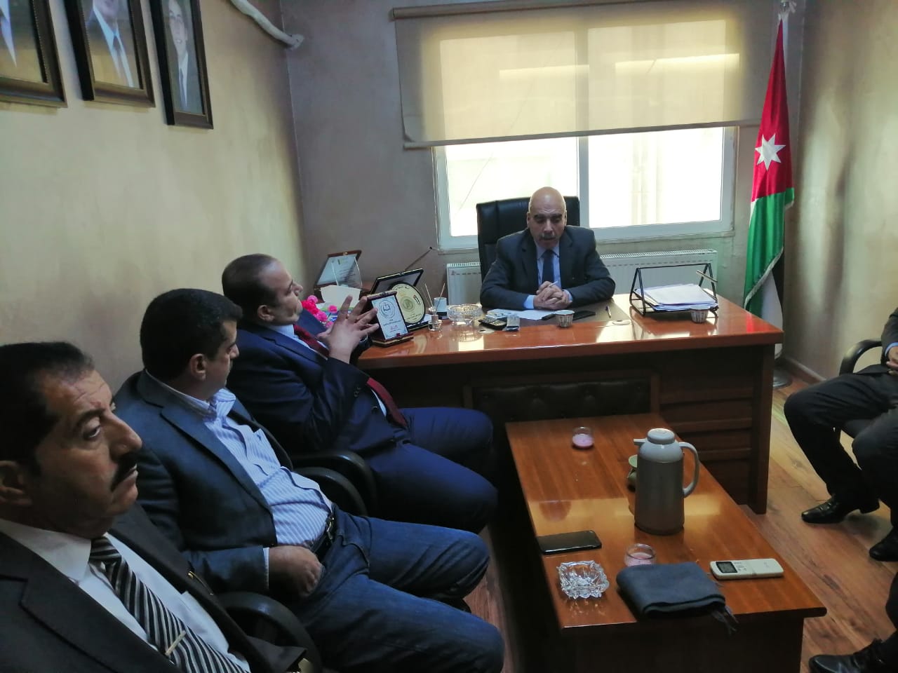 الصوافين يزور النقابة العامة لأصحاب المكاتب