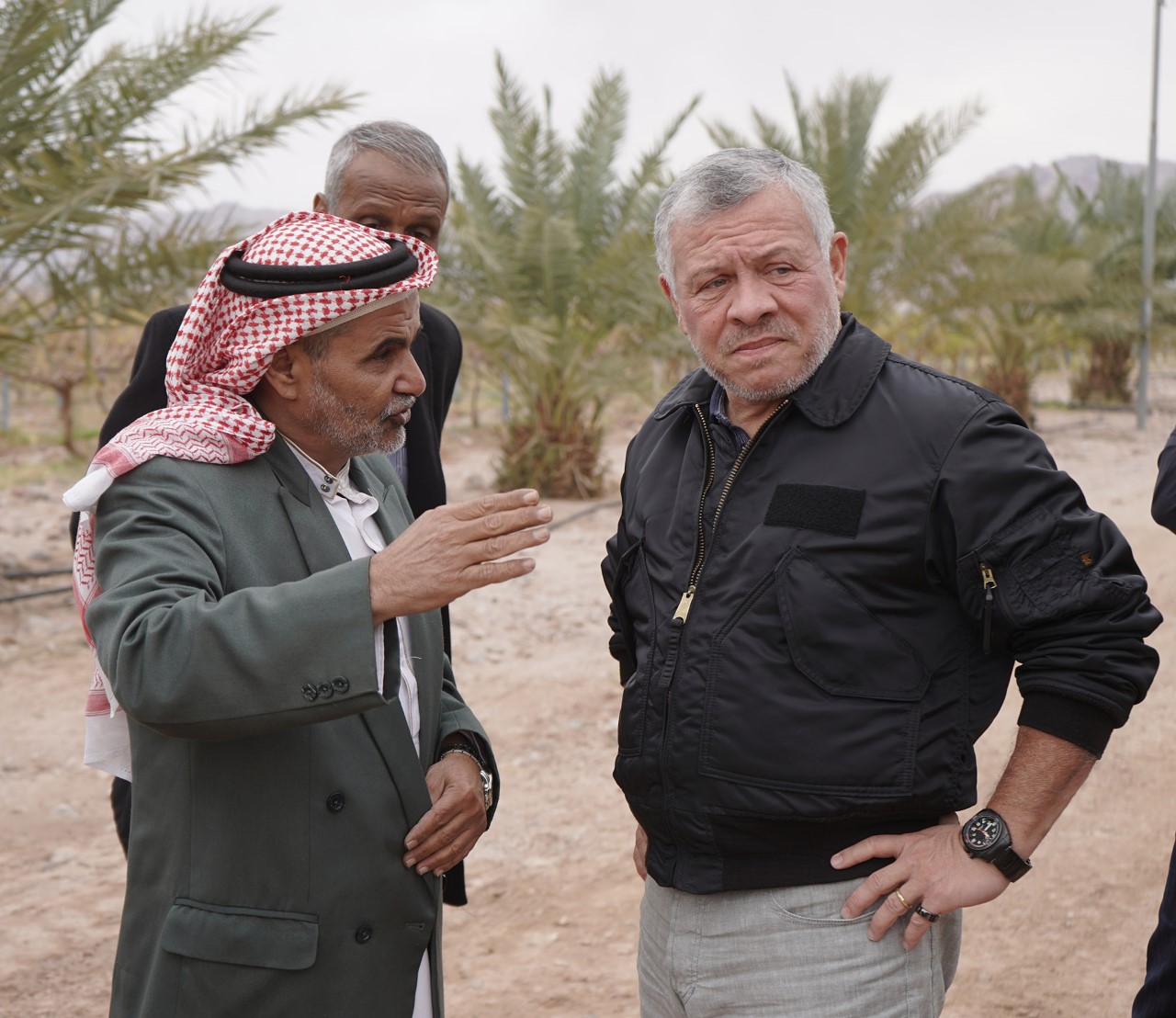 الملك يجتمع مع رئيس وأعضاء شركة