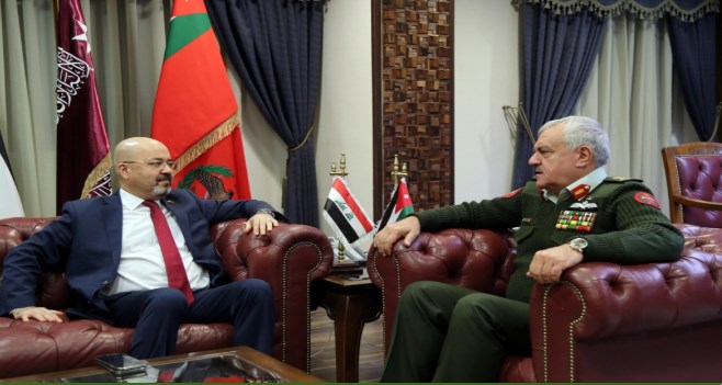 الحنيطي يستقبل السفير العراقي