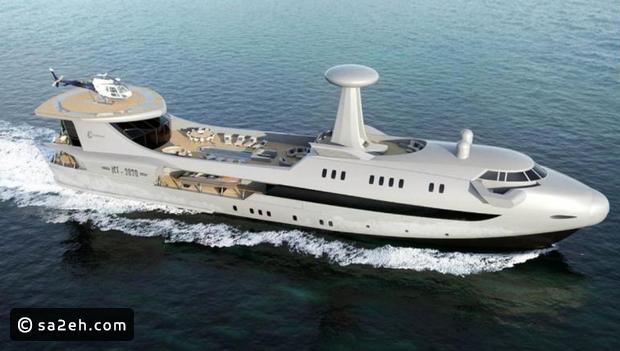 يجمع بين صفات الطائرة والسفينة