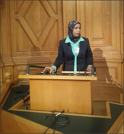 الكعابنة تلقي كلمة الاردن في البرلمان