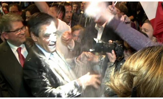 مرشح لرئاسة فرنسا في موقف محرج