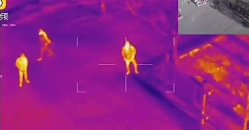 طائرات بدون طيار تقيس درجات حرارة