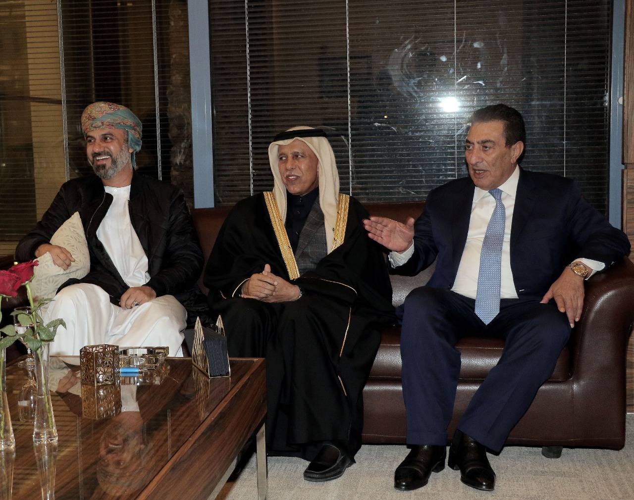 الطراونة يستقبل رئيس مجلس الشورى القطري