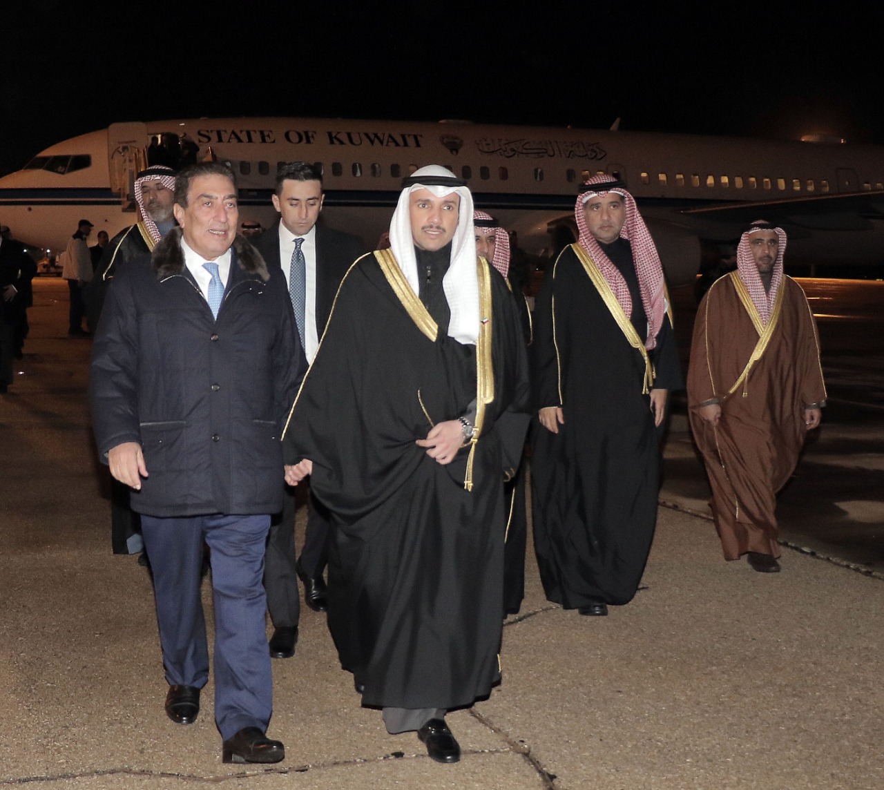 الطراونة يستقبل رئيس مجلس النواب الكويتي