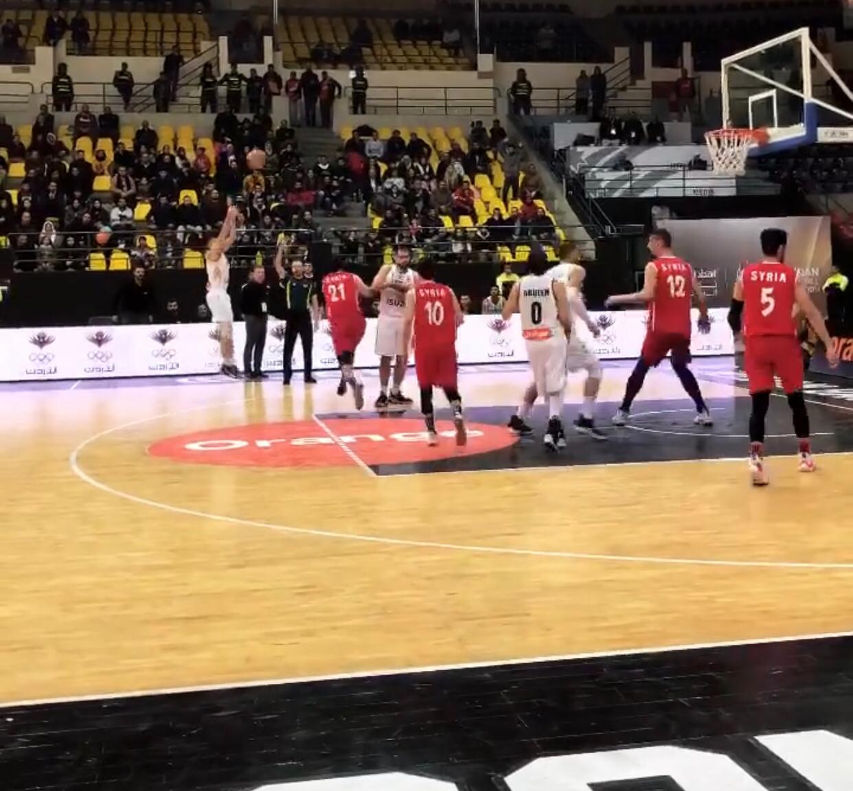 منتخب السلة يفوز على نظيره السوري