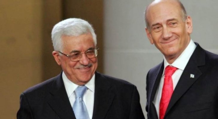 أولمرت: أبو مازن الزعيم الفلسطيني الوحيد