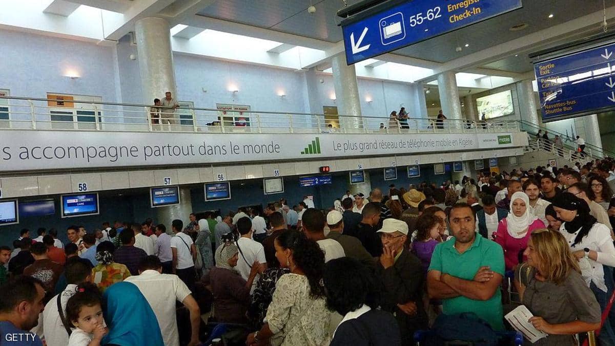 فوضى في مطار الجزائر بسبب إضراب