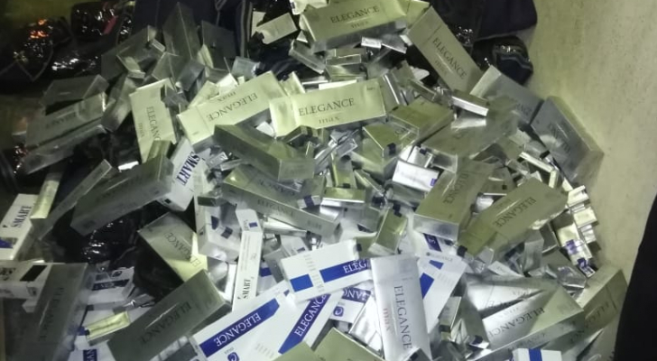 الجمارك الاردنية تحبط تهريب 3626 كروز