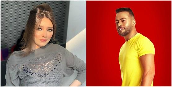 تامر عاشور يعود لخطيبته ملكة جمال