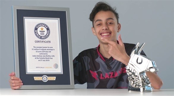 أصغر لاعب يجني مليون دولار من