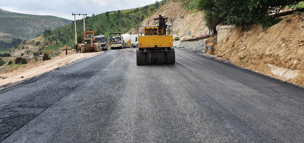 الأشغال تنهي العمل في مدخل جرش