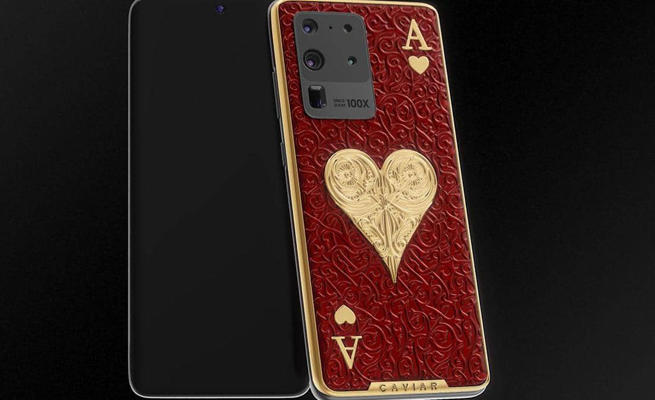 للأثرياء فقط.. هاتف مرصع بالذهب والأحجار