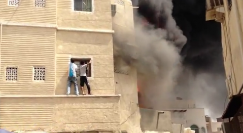 موقف بطولي.. رجل أمن ينقذ 6