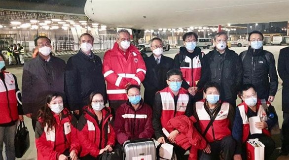 إيطاليا تشكر الصين على مساعدتها في