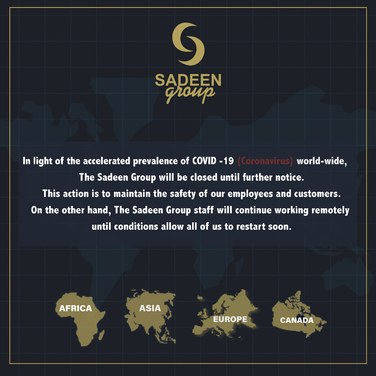 مجموعة سدين تعلن جاهزيتها للعمل والتعلم