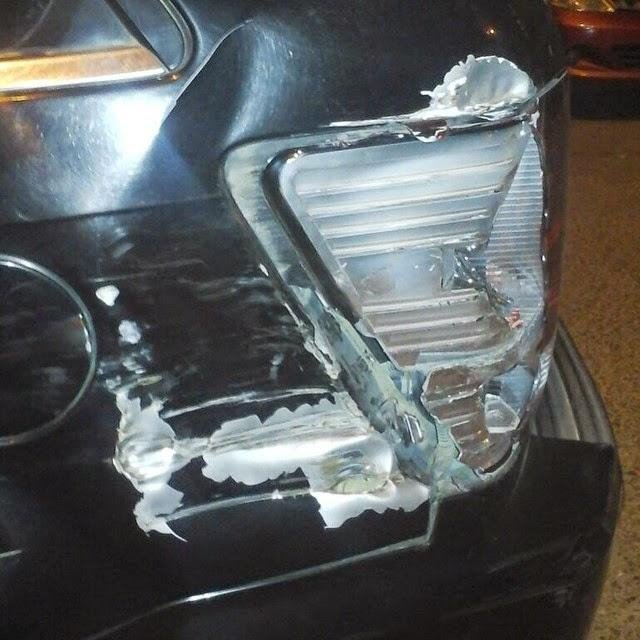 بالصور: نجوم نجوا من حوادث سيارات