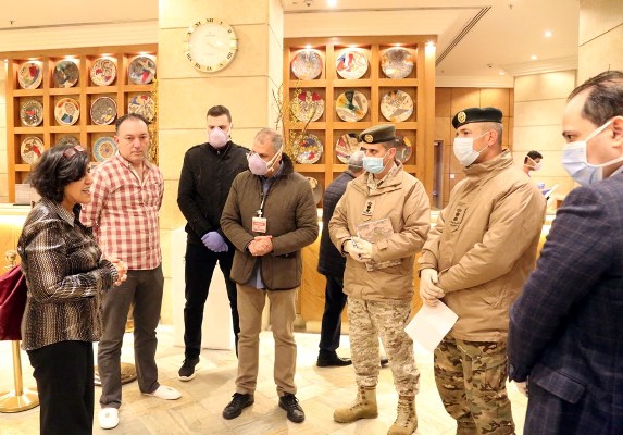 القوات المسلحة تتفقد جاهزية الفنادق المخصصة