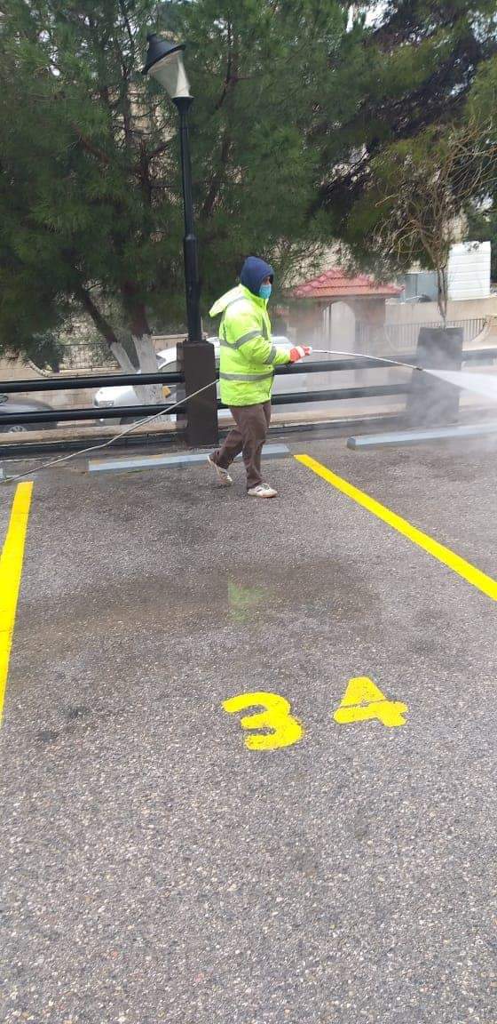 أمانة عمان تبدأ بتعقيم العاصمة مع