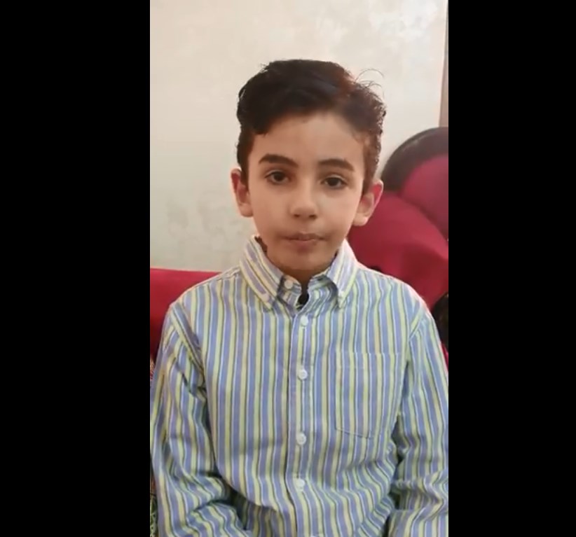 طفل عمرو طلفاح يوجه رسالة.. ارجوكم