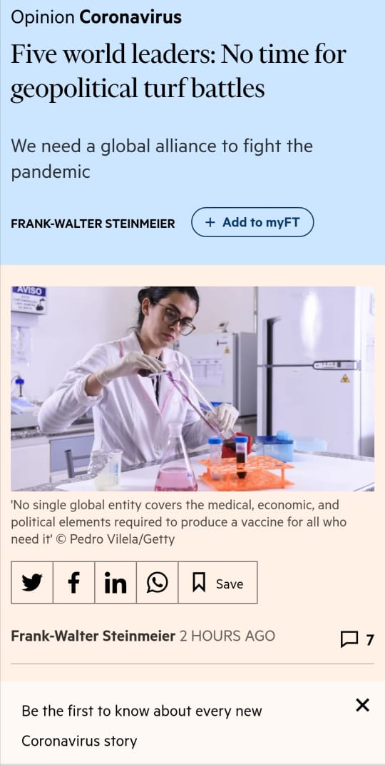 الملك عبدالله الثاني واربعة زعماء عالميون: