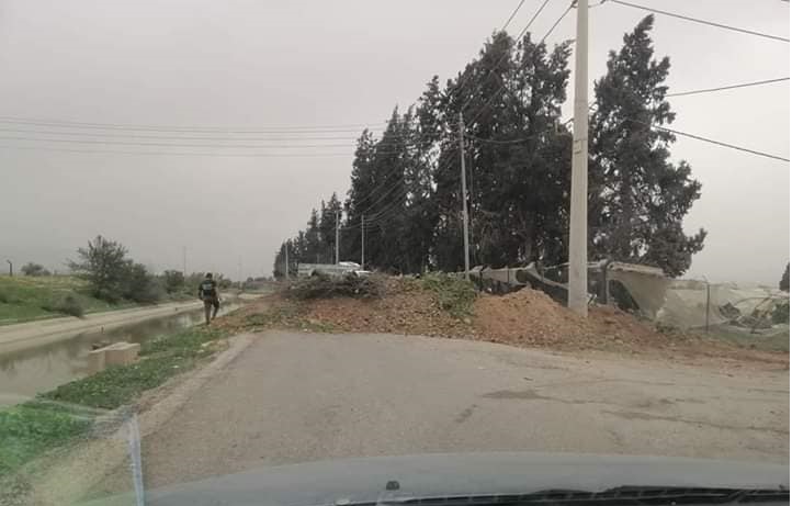 البلقاء: إغلاق طريق عيرا الكرامة