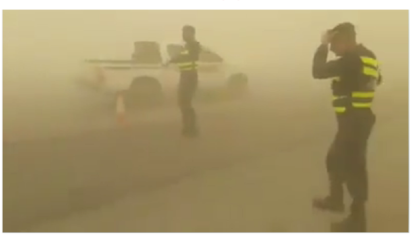 بالفيديو .. نشامى الأمن العام أثناء