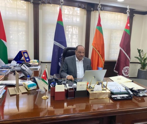 سلامة حماد عبر تقنية الاتصال المرئي