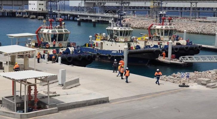 ميناء العقبة يدخل 110 بواخر محملة