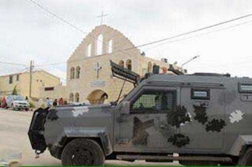 ’الدرك‘ ينشر دورياته أمام كنائس الكرك