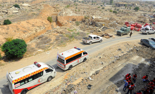 حصيلة تفجير الحافلات في حلب ترتفع